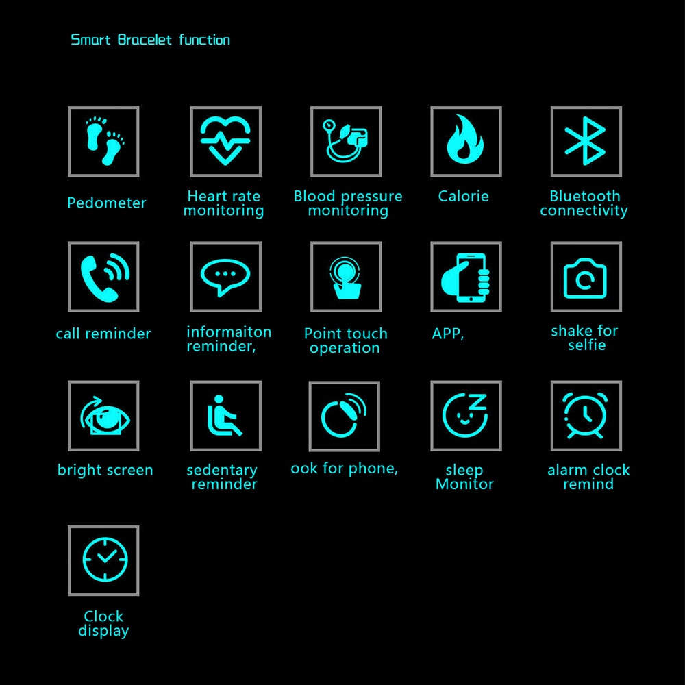 115Plus Fitness Tracker – Heart Rate & Blood Oxygen