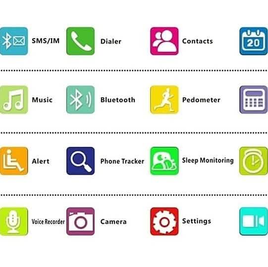 Bluetooth Camera Smart Fitness Watch