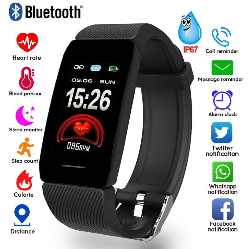 1.14" Smart Fitness Band with Health Monitor