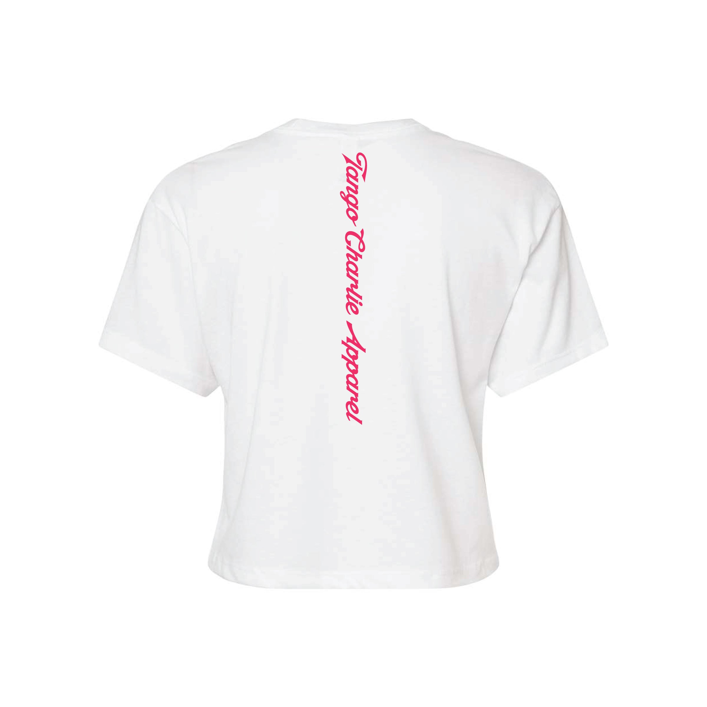 Feral - Women's White Crop Tee