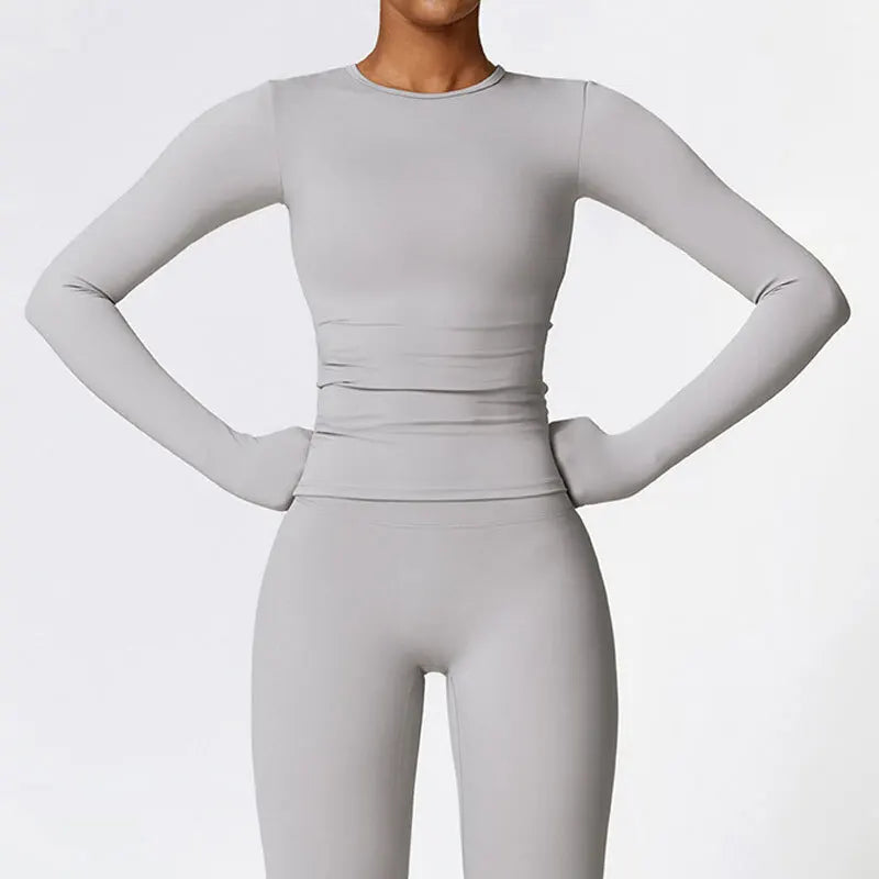 NCLAGEN Women’s Long Sleeve Workout Top