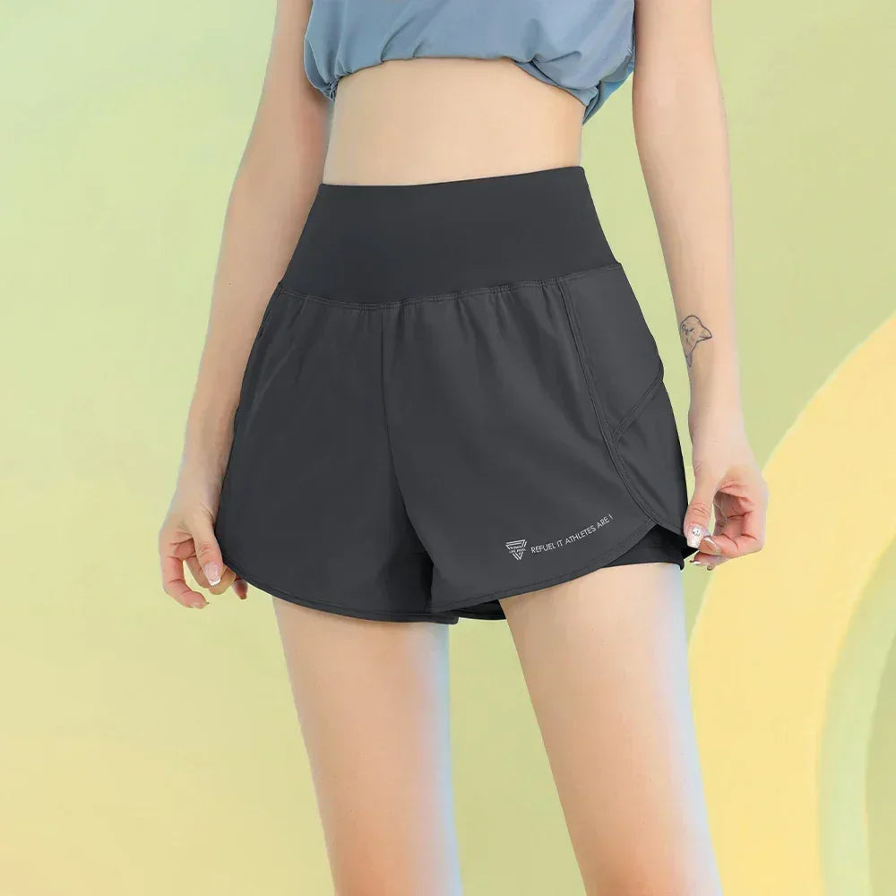 PHIGEER Women’s Lightweight Yoga Shorts