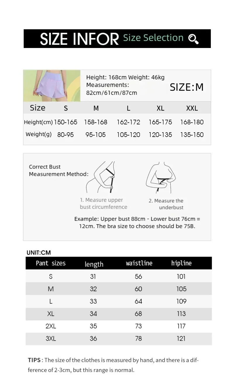 PHIGEER Women’s Lightweight Yoga Shorts