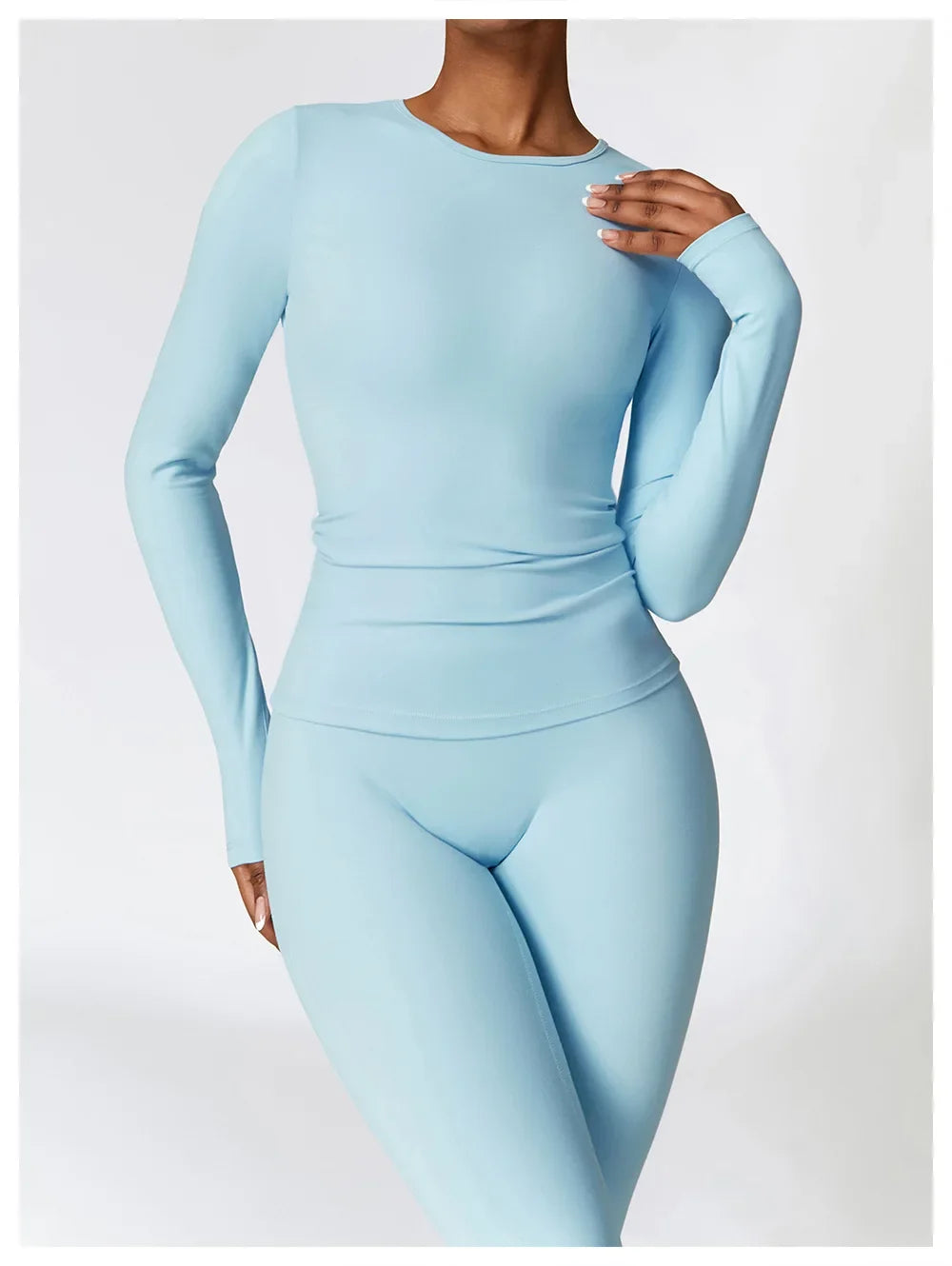 NCLAGEN Women’s Long Sleeve Workout Top
