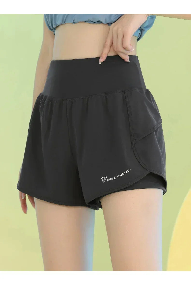 PHIGEER Women’s Lightweight Yoga Shorts