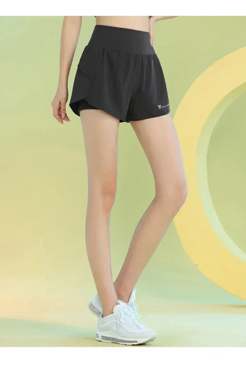 PHIGEER Women’s Lightweight Yoga Shorts
