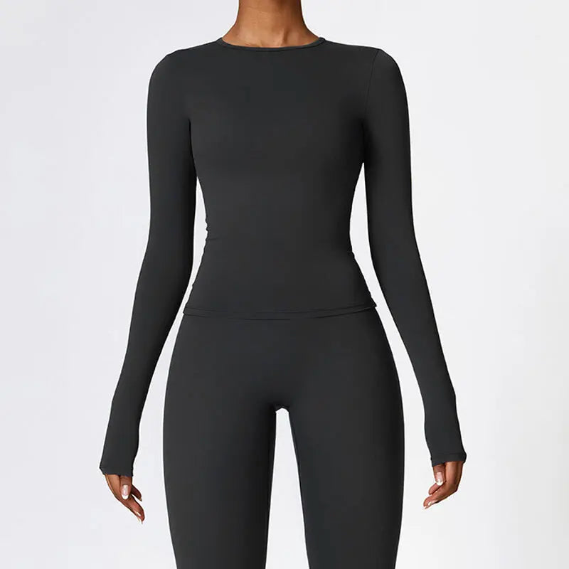NCLAGEN Women’s Long Sleeve Workout Top