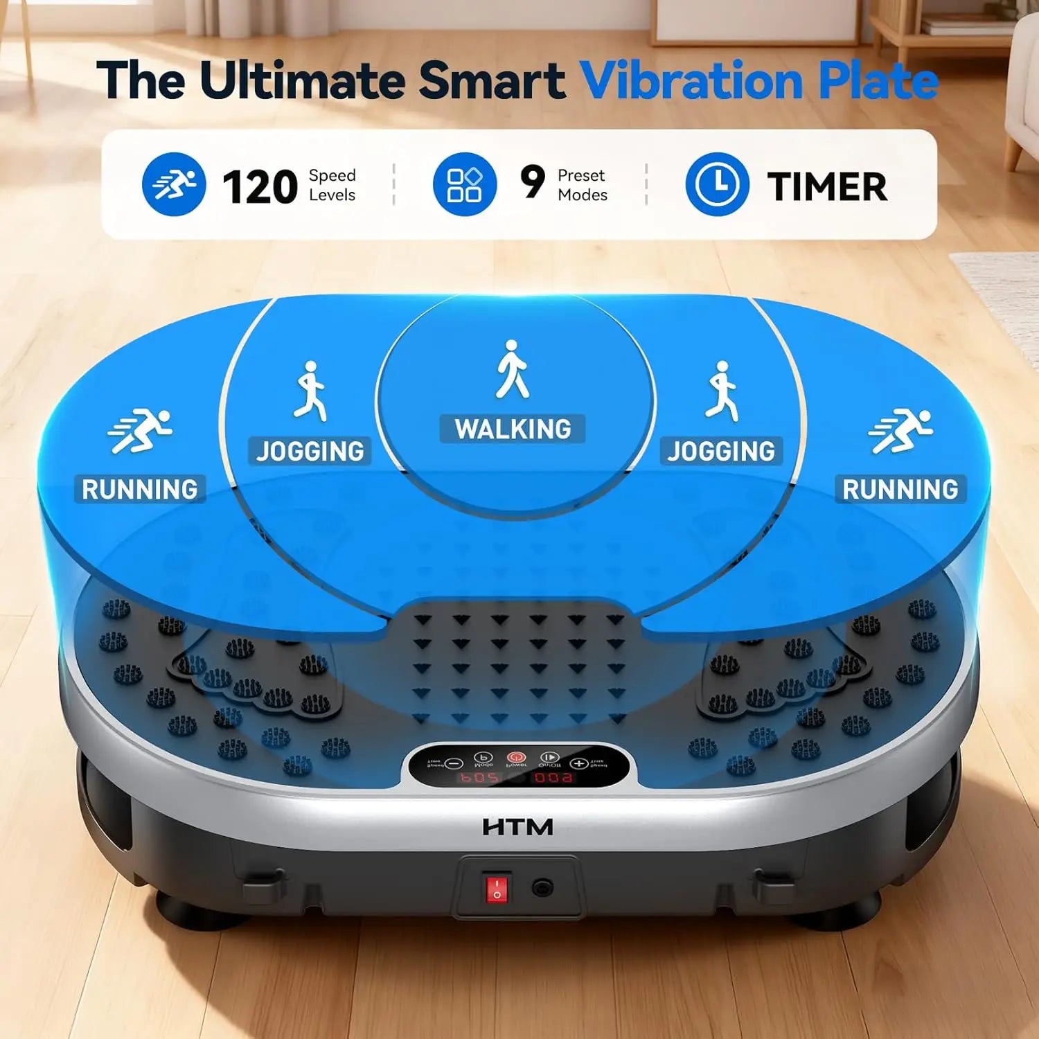 Vibration Plate Exercise Machine – 120 Speeds