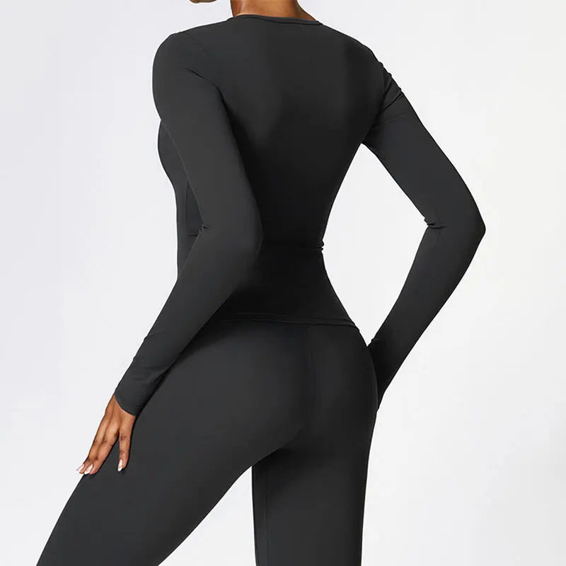 NCLAGEN Women’s Long Sleeve Workout Top