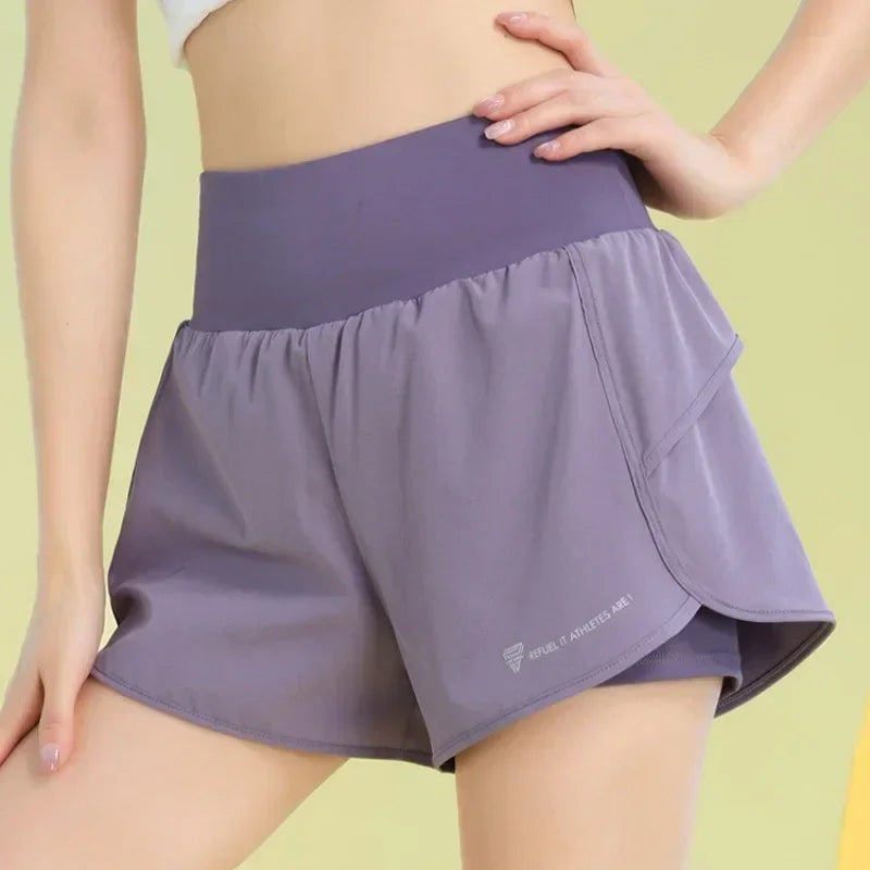PHIGEER Women’s Lightweight Yoga Shorts