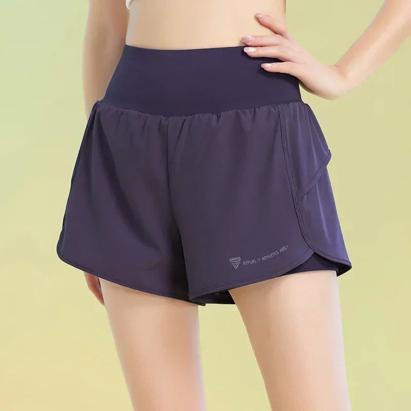 PHIGEER Women’s Lightweight Yoga Shorts