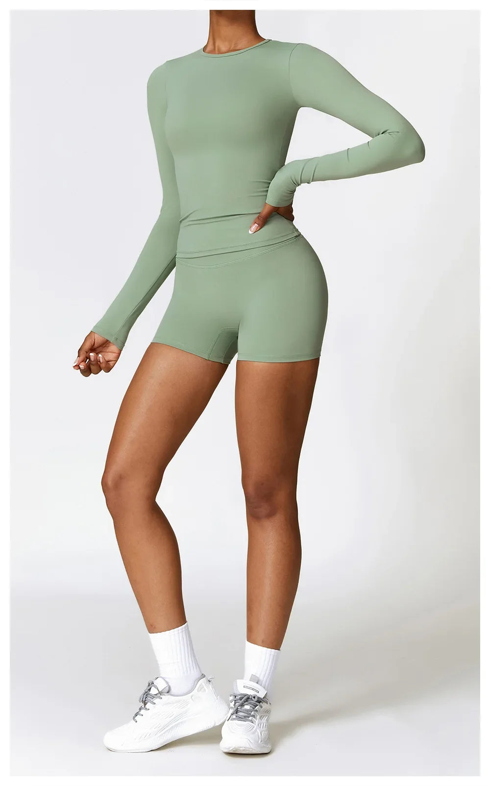 NCLAGEN Women’s Long Sleeve Workout Top