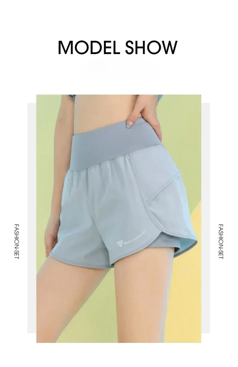 PHIGEER Women’s Lightweight Yoga Shorts