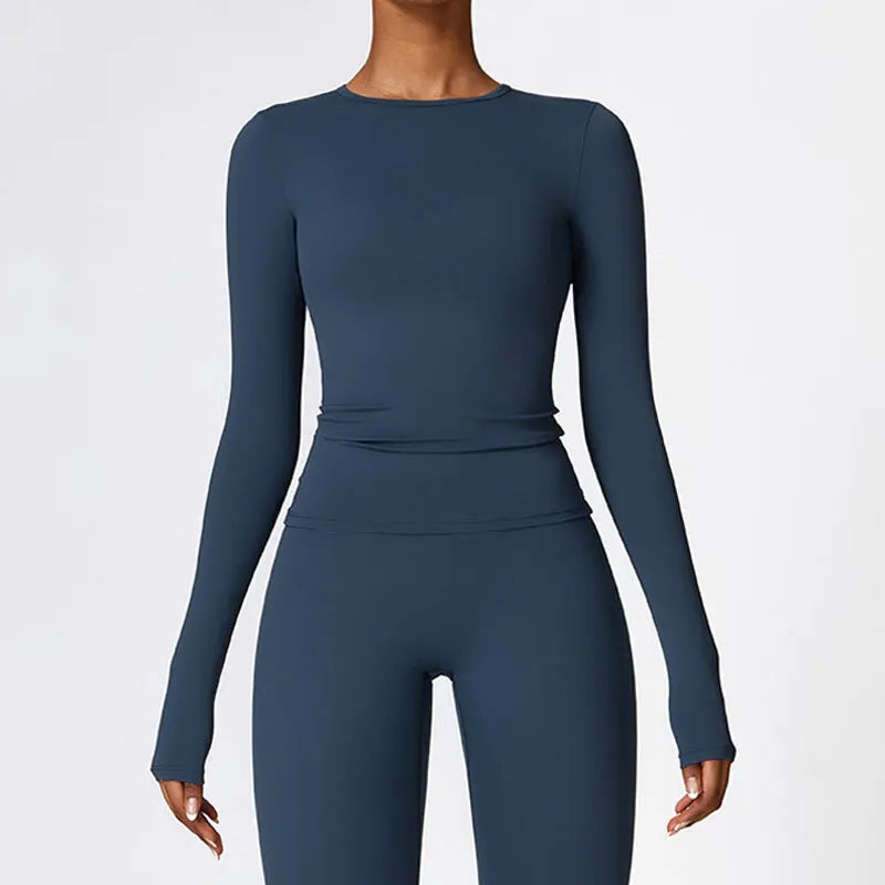 NCLAGEN Women’s Long Sleeve Workout Top