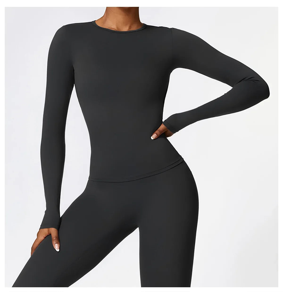 NCLAGEN Women’s Long Sleeve Workout Top