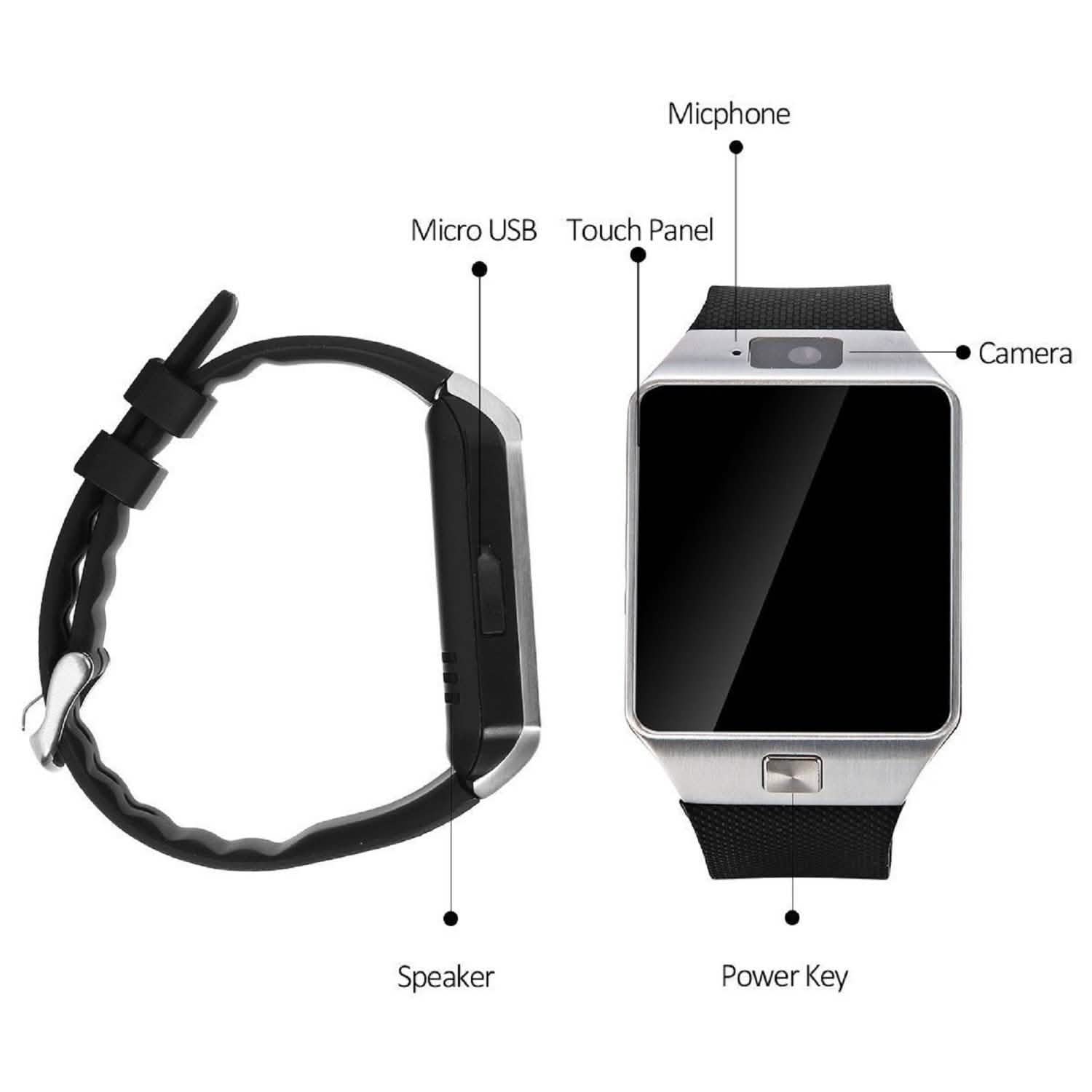 Bluetooth Camera Smart Fitness Watch
