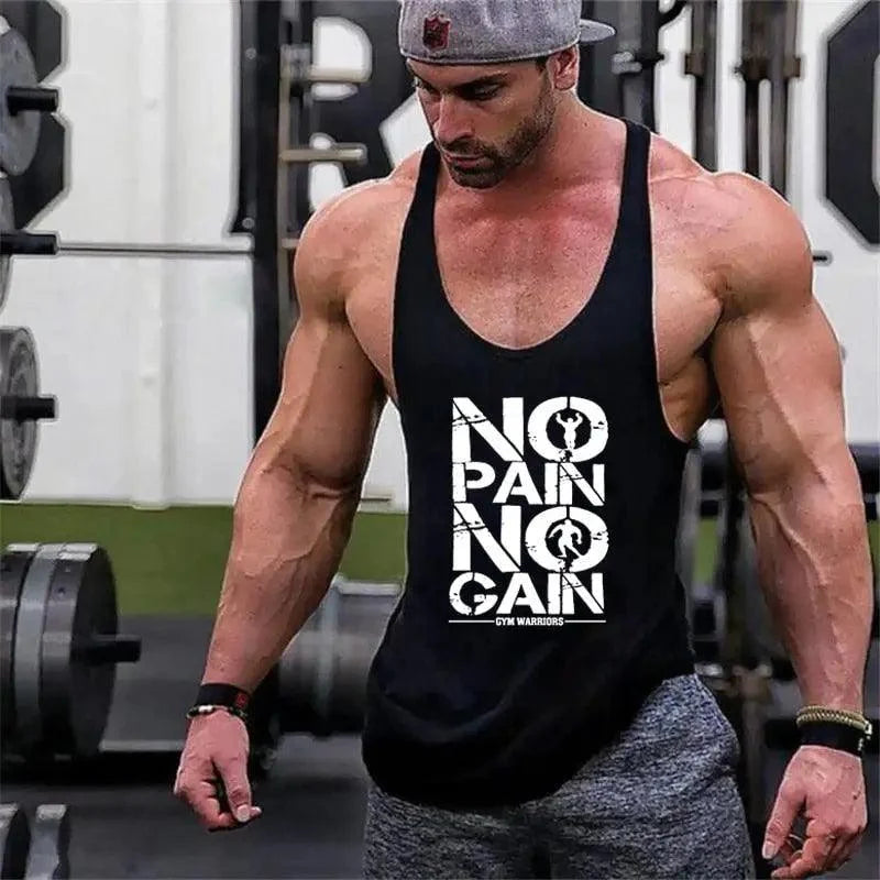 Men’s Cotton Bodybuilding Tank Top