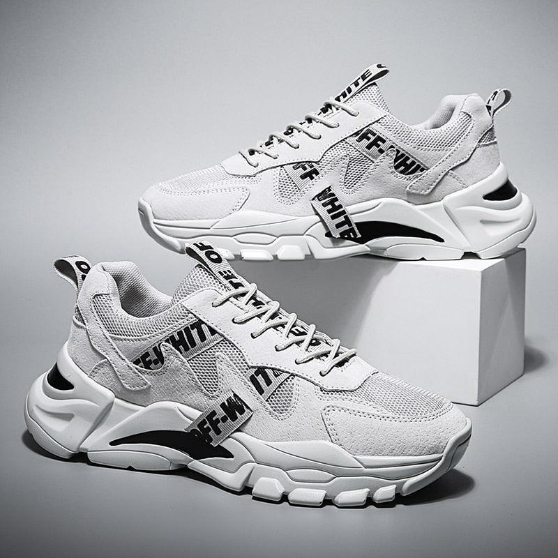 New Men's Spring Summer Breathable Casual Sports High Quality Sneaker Sport Walking Fashion Sneakers High Top Casual Shoes Athletic Walking Mesh Sneakers