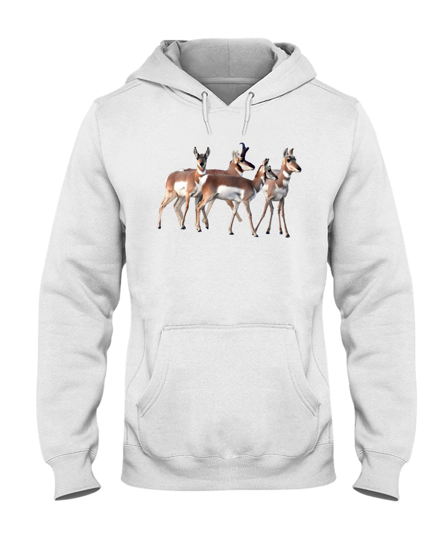 Pronghorn Huddle, The WYldlife Fund, Moss Apparel, Hoodie